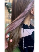 チェリーコークガーデン(CHERRYCOKEGARDEN) インナーカラー×ピンクベージュ