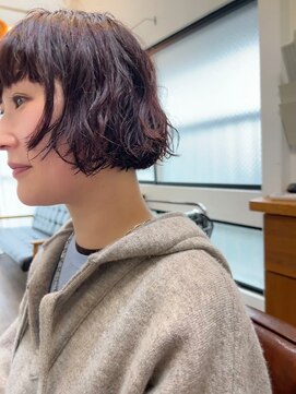 コンパス(COMPASS) リップラインボブパーマ