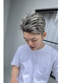 メンズホワイトメッシュ