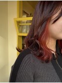 〈浅草 半個室〉インナーレッド×ワインレッド