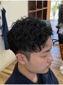 リッジ強めツイスパショート