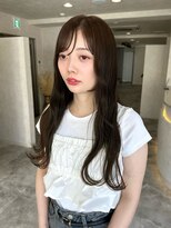 ホワイト(WHITE)&nbsp;縮毛矯正　シフォングレージュ　ブリーチなし　髪質改善