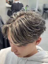 ACRO men's salon 本店【アクロメンズサロン】【9月中旬NEW OPEN(予定)】&nbsp;メンズハイライト/ホワイトカラー/毛流れ/ホワイトメッシュ