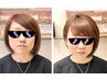 ツンツンヘアーに　前髪パーマ