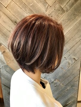 ビー オン ディー ヘア 池袋(BonD hair) #艶グラボブ【池袋/髪質改善/ハイライト】