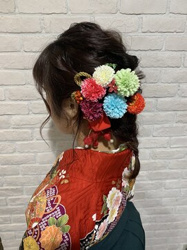 アイミー 泉岳寺(i+me) 【i+me】☆女性らしさ満点アレンジ☆お着物と相性◎