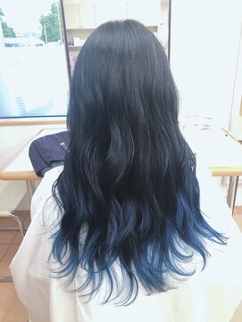 美容室 ナガタ(NAGATA) グラデーションブルー