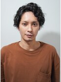 ミディアムスパイラルパーマスタイル
