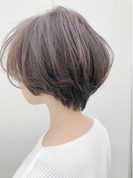 ルーファス 恵比寿 渋谷(Ruufus) 40代大人女性ピンクアッシュショート【Ruufus恵比寿渋谷】3151a