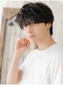 ≪mod's men≫ダークアッシュ×抜け感ニュアンスマッシュH
