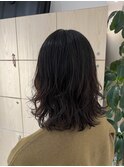 大人かわいい☆透明感グレージュグラデーション無造作ヘア