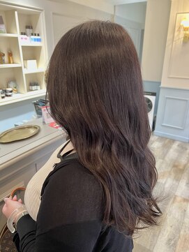 フレーム へアアンドトリートメント 天王寺北口店(FRAME) [FRAME 天王寺北口店] 艶カラー透け感バイオレット