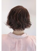 お手入れ楽ちん♪ショートボブパーマ♪