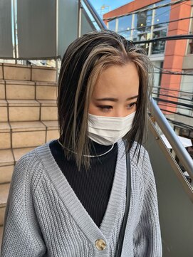 ピープスアンドスー 表参道 渋谷(Peeps&Suu.) デザインカラー フェイスフレーミング インナーカラー