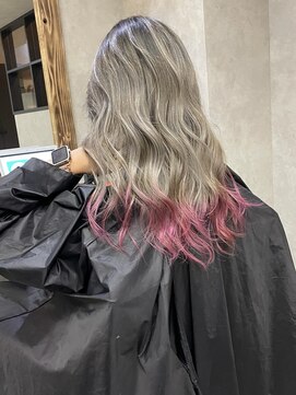 サニー 渋谷(SUNNY) 裾カラーバレイヤージュ！ハイライト、グレージュ