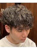 波巻きパーマ