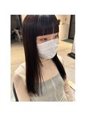 髪質改善/韓国/オージュア/ストレート/美髪/切りっぱなし/大倉山