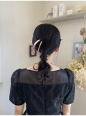 ローポニーアレンジ