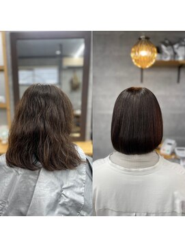 ナチュラル 泉中央店(Natural) 泉区　泉中央　縮毛矯正　艶髪カラー　髪質改善　カラー同日