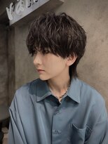 ラフ質感のメンズマッシュ