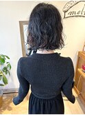 [高塚]大人切りっぱなしボブパーマくせ毛風無造作レイヤー