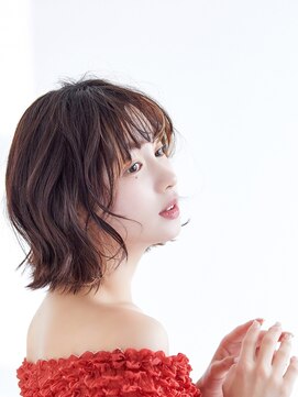 ラフィスヘアー シーマ 静岡店(La fith hair cima) 【La fith】インナーカラー×外ハネボブ