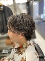 リプレイ 草津店(RIPLAY)&nbsp;ダークアッシュ/アッシュブラック/カルマパーマ/ベリーショート