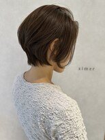 エメ バイ ヘアーポケット(aimer by hair pocket)&nbsp;*+aimerが叶える..朝楽ショート×アッシュベージュ*