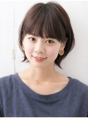Say.ミニボブアッシュオリーブショートレイヤーくびれボブ青山