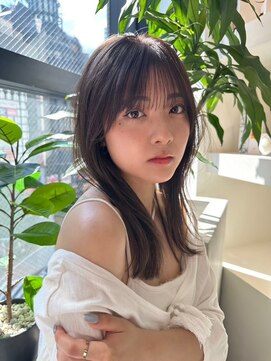 ジーナ 渋谷本店(Zina) 髪質改善*外ハネ秋色ロブ*美髪【Zina宮益坂】