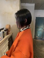 髪質改善と縮毛矯正の専門店 サンティエ(scintiller)&nbsp;前下がりボブ