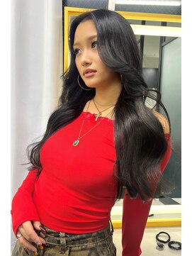 リアオオサカ テラス 梅田(Ria OSAKA terrace) ~黒髪 シールエクステ~ 【Ria 大阪 梅田】