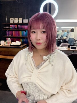 ステア メゾン(stir maison) ピンクラベンダー/レイヤー/ボブ/ダブルカラー