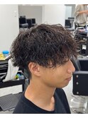 マッシュツイストスパイラルパーマ