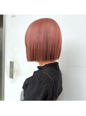 イメチェン外ハネボブ美髪ワイドバング/ショートボブ髪質改善