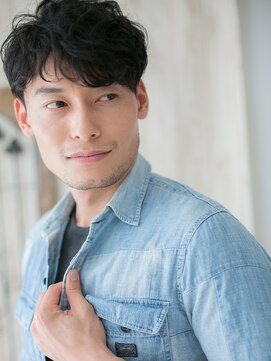 グルーミングサロン バーバー キャッスル 北浦和西口(Grooming salon Barber Castle) フェザーマッシュワイルド黒髪カルマパーマZ北浦和