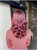 Aimee 町田　ワインレッド×レイヤーカット