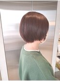 涼感◎夏アッシュボブ×透明感グレージュ