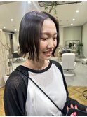 切りっぱなしボブ