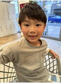 キッズカット◎男の子ショート◎小学生入学式卒業式スポーツ黒髪