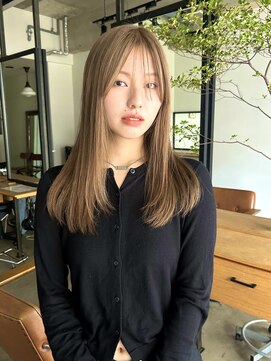 シオン 天神大名(sion) ロングレイヤー＋ベージュカラー