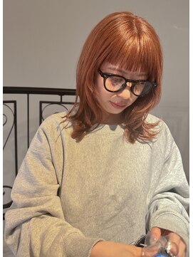 フェリア 緑地公園(FERIA) 顔まわりレイヤー×オレンジカラー