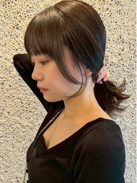 顔まわりカット