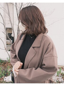 ピンクブラウンくびれミディ