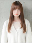 軽めサラサラストレートスタイル