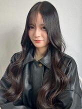 アモレット(amoretto)&nbsp;艶髪 韓国ヘア アッシュカラー 顔周りカット レイヤー