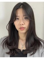 フィックス(FIX)&nbsp;透明感カラー × 韓国風前髪