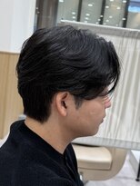 ユニックス ララポート豊洲店(UNIX Salon&Spa) 前下がりセンターパート/ニュアンスパーマ/豊洲