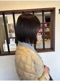 切りっぱなしボブ