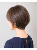 梅雨も快適な丸みショートボブ